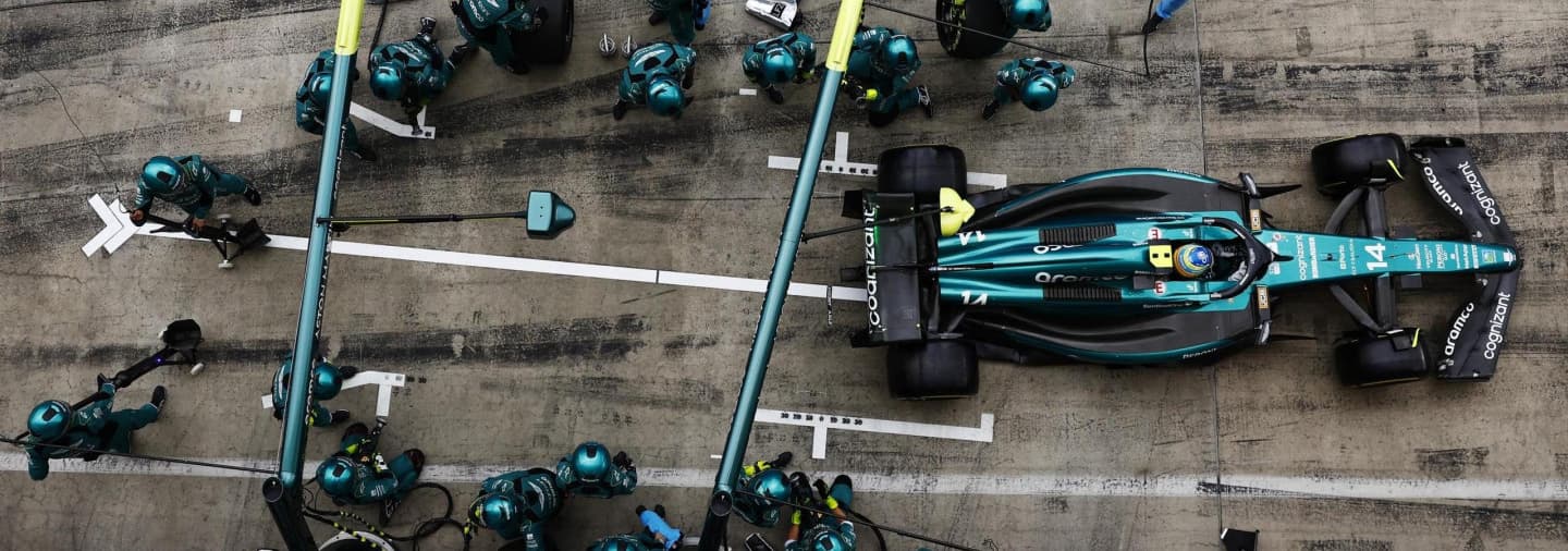 Aston Martin Paddock