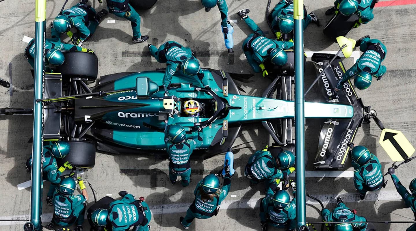 Aston Martin Paddock